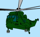 Dibujo Helicóptero al rescate pintado por giovann