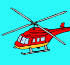 Dibujo Helicóptero  pintado por Mikel