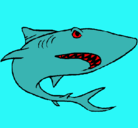 Dibujo Tiburón pintado por SHREK
