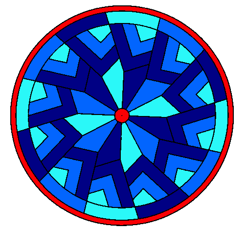 Dibujo Mandala 24 pintado por peque1mola