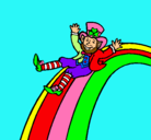 Dibujo Duende en el arco iris pintado por kotita