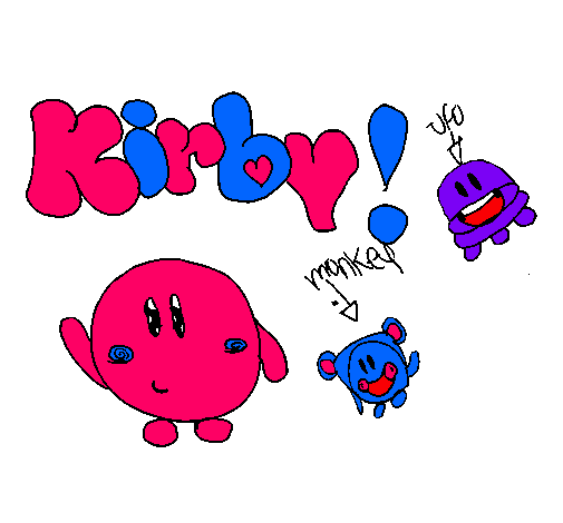 Dibujo Kirby 4 pintado por Suka2000