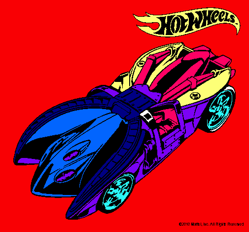 Dibujo Hot Wheels 7 pintado por larabaldini