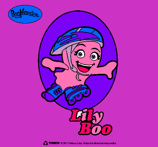 Dibujo LilyBoo pintado por peque1mola