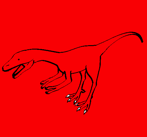 Dibujo Velociraptor II pintado por recsito