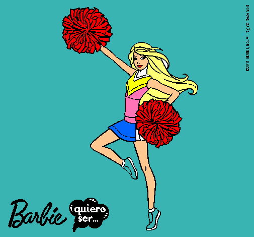 Dibujo Barbie animadora pintado por Akire76