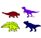 Dibujo Dinosaurios de tierra pintado por 88554
