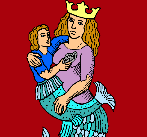 Dibujo Madre sirena pintado por SebaGBarton