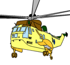 Dibujo Helicóptero al rescate pintado por LarSxZ