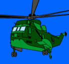 Dibujo Helicóptero al rescate pintado por joliu
