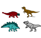 Dibujo Dinosaurios de tierra pintado por williams