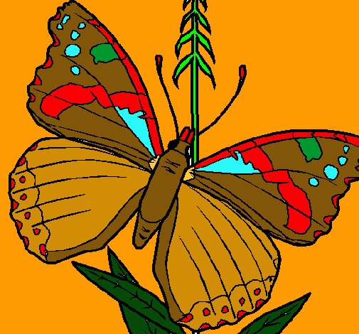 Dibujo Mariposa pintado por gysse