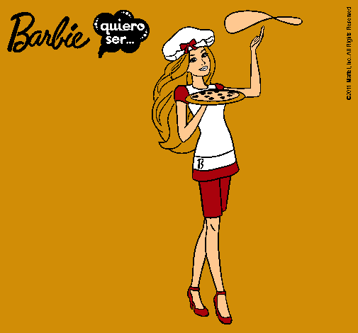 Dibujo Barbie cocinera pintado por liborytmma