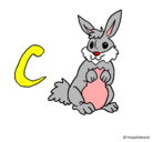 Dibujo Conejo pintado por cherika