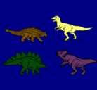 Dibujo Dinosaurios de tierra pintado por chaparrito