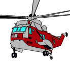 Dibujo Helicóptero al rescate pintado por reynold