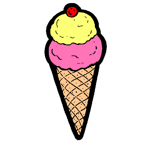 Dibujo Cucurucho de helado pintado por Akire76