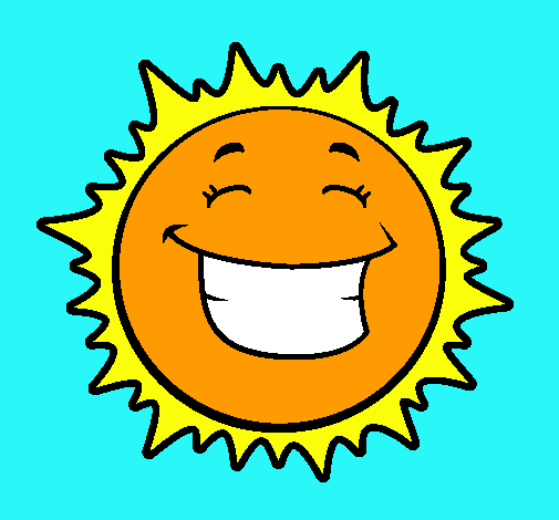 Dibujo Sol sonriendo pintado por JanelY