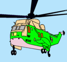 Dibujo Helicóptero al rescate pintado por hghghgh