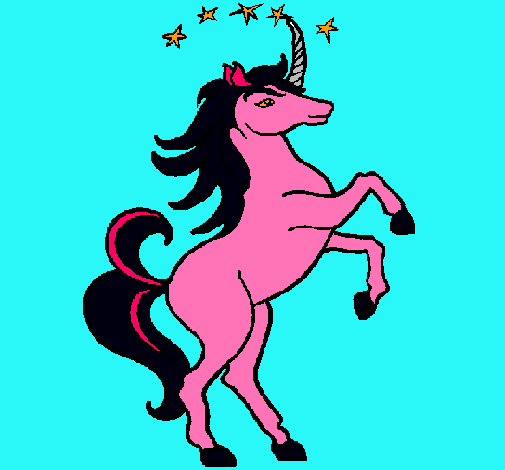Dibujo Unicornio pintado por nereaylucia