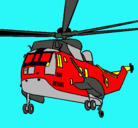 Dibujo Helicóptero al rescate pintado por Davidhhh