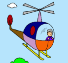 Dibujo Helicóptero pintado por marivith