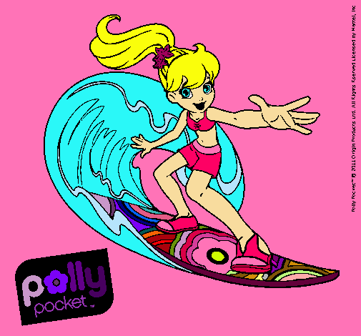 Dibujo Polly Pocket 4 pintado por malennna