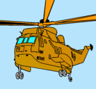Dibujo Helicóptero al rescate pintado por maximilianocamp