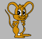 Dibujo Ratón pintado por lliliana