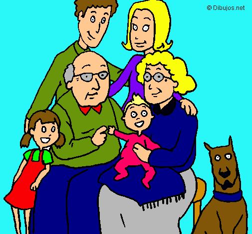 Dibujo Familia pintado por brichuuuuu