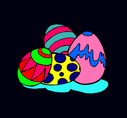 Dibujo Huevos de pascua pintado por JONNYLOPEZ