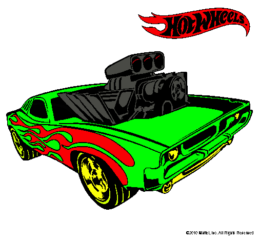 Dibujo Hot Wheels 11 pintado por chuch