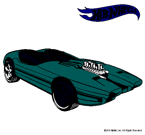 Dibujo Hot Wheels 2 pintado por arianarb9