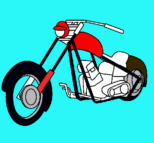 Dibujo Moto pintado por Avrilita