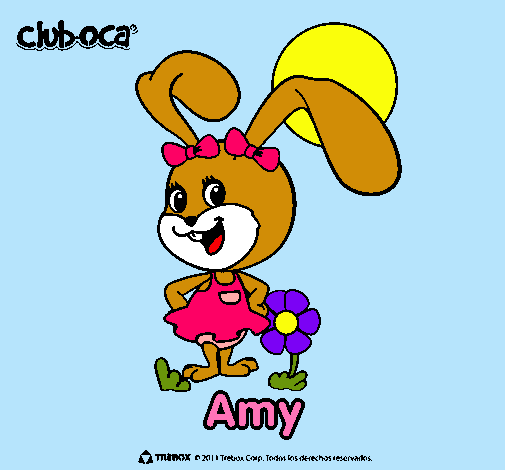 Dibujo Amy pintado por MACARENA_21