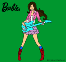 Dibujo Barbie guitarrista pintado por ekaterine