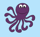 Dibujo Pulpo 2 pintado por octopus