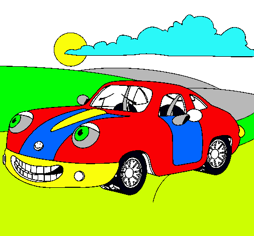 Dibujo Herbie pintado por ALIJUANIS