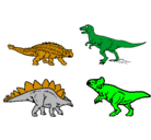 Dibujo Dinosaurios de tierra pintado por hlhnkhkhlo