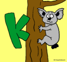 Dibujo Koala pintado por KEMYERLING