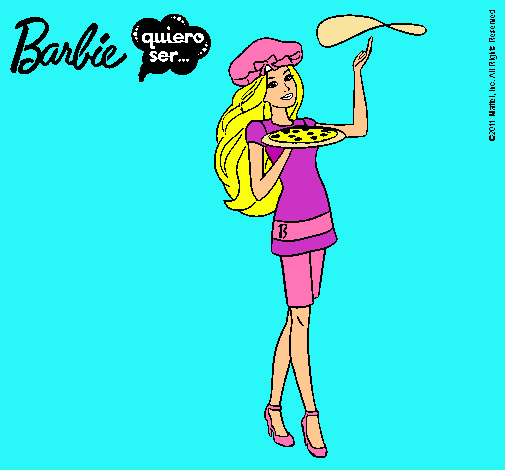 Dibujo Barbie cocinera pintado por Yoovi