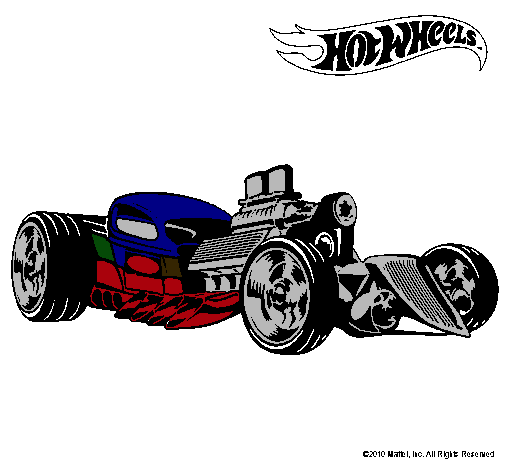 Dibujo Hot Wheels 10 pintado por arianarb9