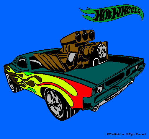 Dibujo Hot Wheels 11 pintado por nachit