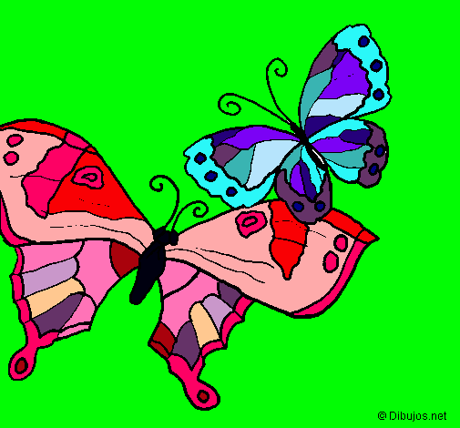 Dibujo Mariposas pintado por bizz