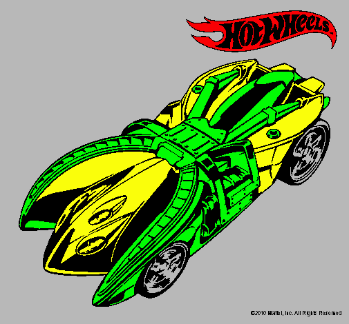 Dibujo Hot Wheels 7 pintado por cesar123