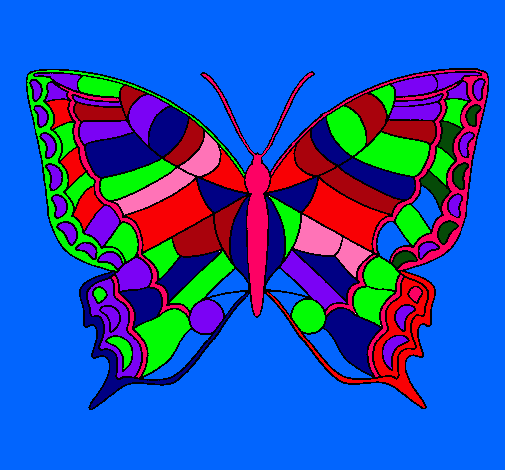 Dibujo Mariposa pintado por bizz