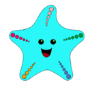 Dibujo Estrella de mar pintado por halutsu