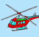 Dibujo Helicóptero  pintado por helicoptero
