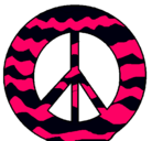 Dibujo Símbolo de la paz pintado por tifannyy