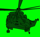 Dibujo Helicóptero al rescate pintado por espericueta